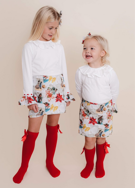 Retro Skorts Christmas Set